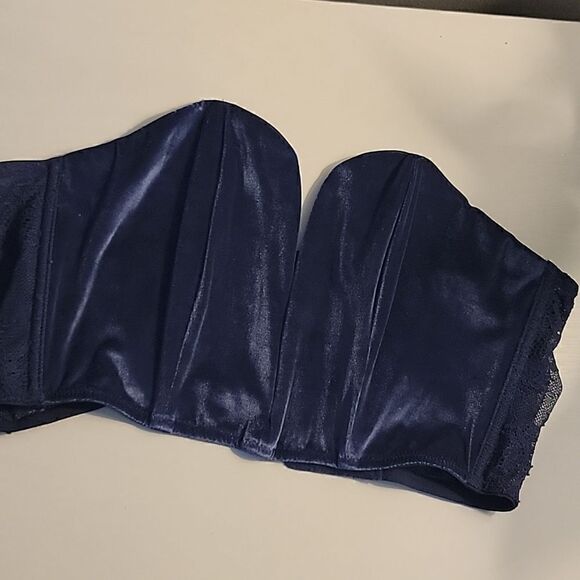 Victoria's Secret Blue Angel Collection Bustier & High rise Panty Set NWOT - Picture 7 of 11